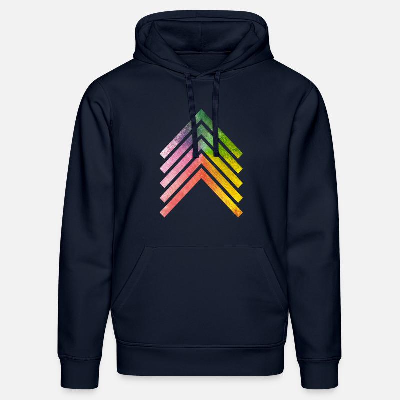 Flèche V1 - Sweat à capuche bio DRUMMER Stanley/Stella Unisexe - bleu marine