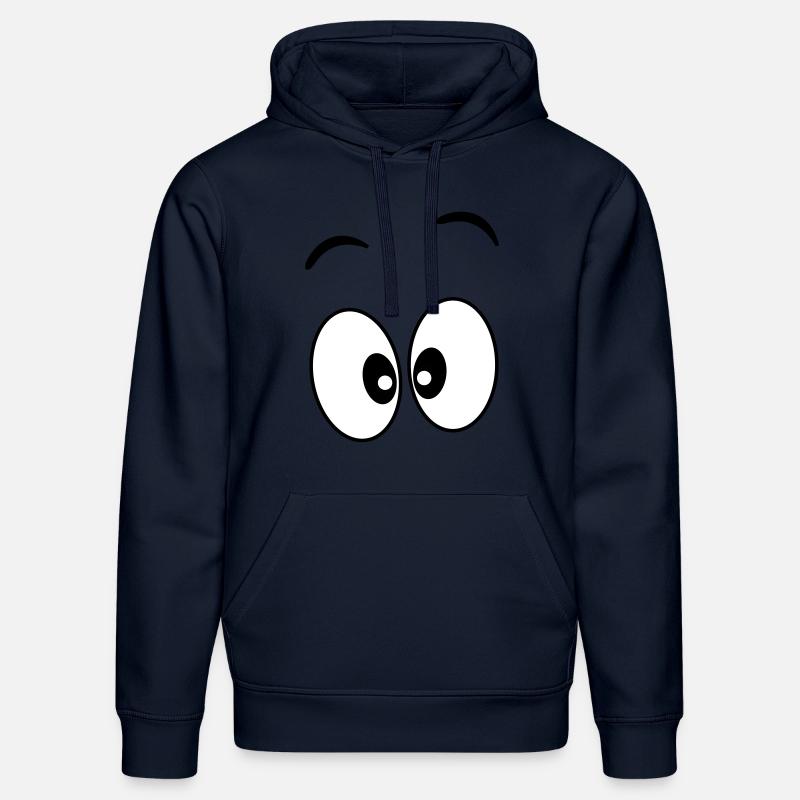 Yeux _ Idée cadeau - Sweat à capuche bio DRUMMER Stanley/Stella Unisexe - bleu marine