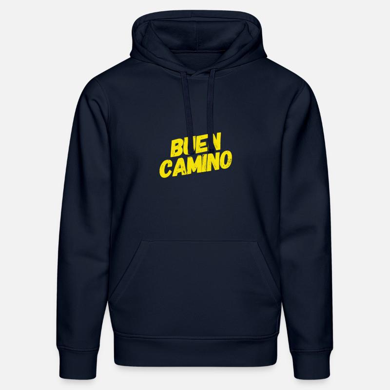 Buen Camino - Sweat à capuche bio DRUMMER Stanley/Stella Unisexe - bleu marine