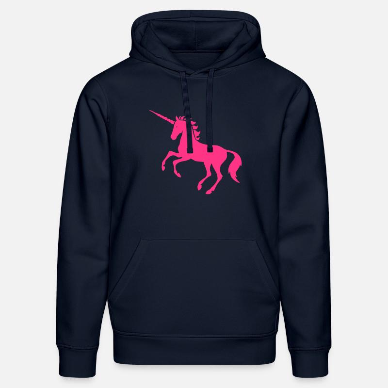 Pink Einhorn - Stanley/Stella Unisex Bio-Hoodie DRUMMER  - French Navy