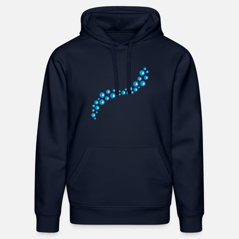 Bubbles Design - Sweat à capuche bio DRUMMER Stanley/Stella Unisexe - bleu marine