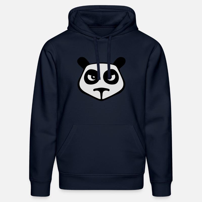 tete de panda - Sweat à capuche bio DRUMMER Stanley/Stella Unisexe - bleu marine