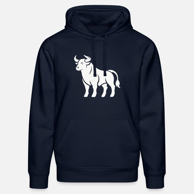 taureau - Sweat à capuche bio DRUMMER Stanley/Stella Unisexe - bleu marine