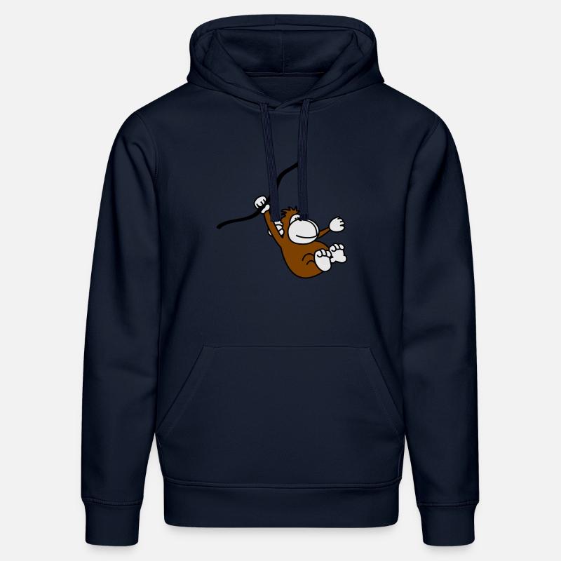 singe - Sweat à capuche bio DRUMMER Stanley/Stella Unisexe - bleu marine