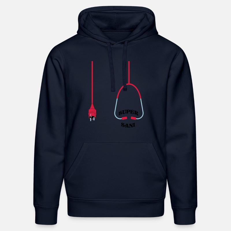 Super Sani - Stanley/Stella Unisex Bio-Hoodie DRUMMER  - French Navy