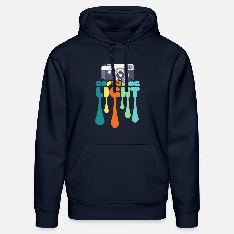 Fotografie Kamera Geschenk - Stanley/Stella Unisex Bio-Hoodie DRUMMER  - French Navy