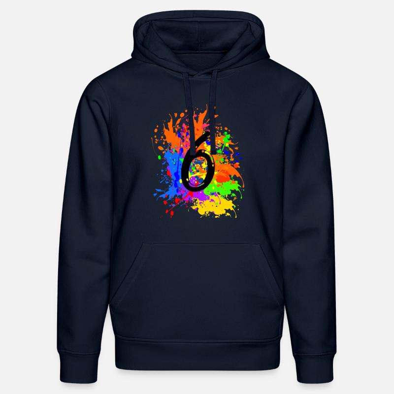 Splash 6 - Sweat à capuche bio DRUMMER Stanley/Stella Unisexe - bleu marine