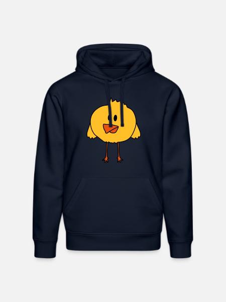 Cute Chick Bird - Stanley/Stella DRUMMER Unisex Organic Hoodie - french navy