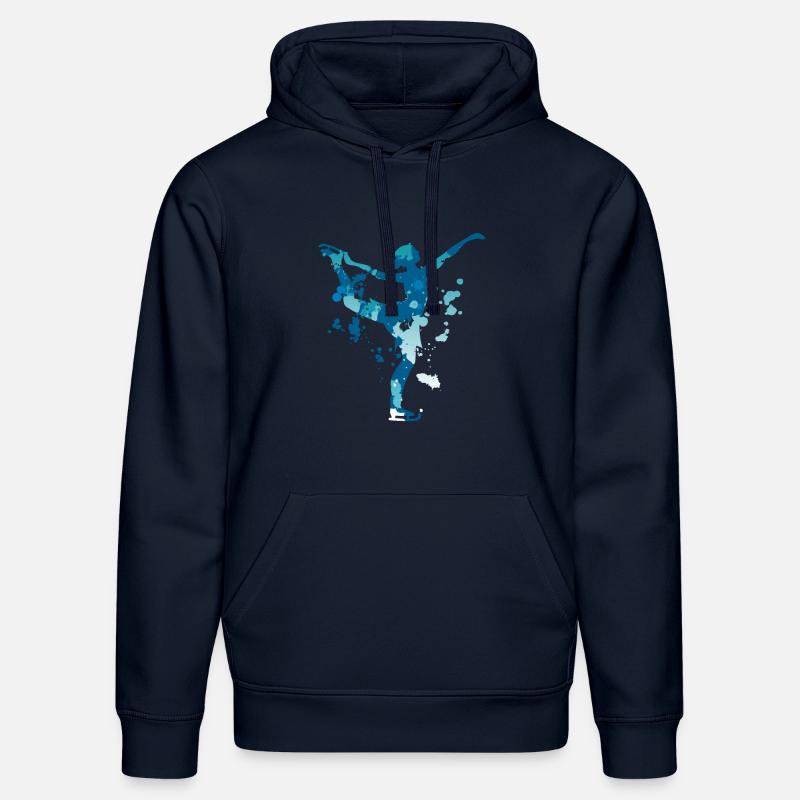 Eiskunstlauf splash - Stanley/Stella Unisex Bio-Hoodie DRUMMER  - French Navy
