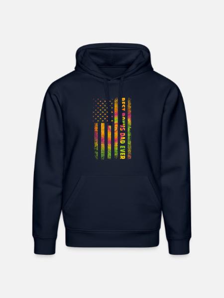 Best Bonus Dad ever - Stanley/Stella DRUMMER Unisex Organic Hoodie - french navy