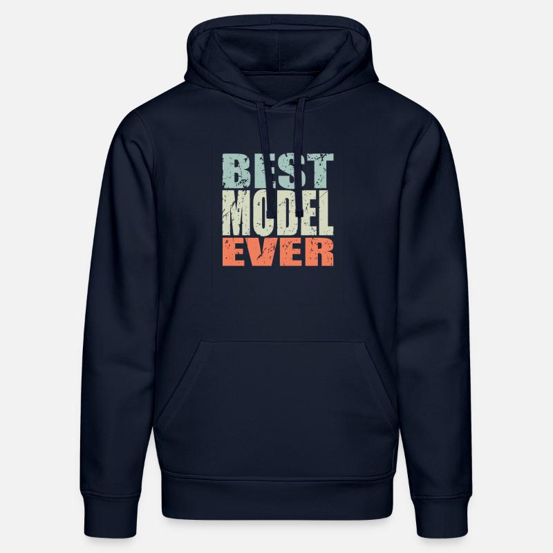Best Model ever Model Geschenk - Stanley/Stella Unisex Bio-Hoodie DRUMMER  - French Navy