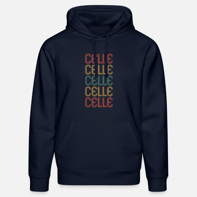 Cellerin Celler Celle - Sweat à capuche bio DRUMMER Stanley/Stella Unisexe - bleu marine