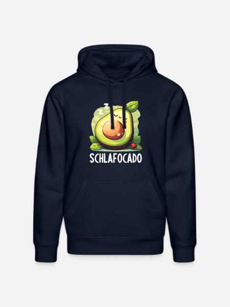 Schlafocado Official Sleep Shirt - Stanley/Stella DRUMMER Unisex Organic Hoodie - french navy