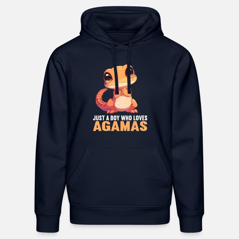 Agamen Agame - Sweat à capuche bio DRUMMER Stanley/Stella Unisexe - bleu marine