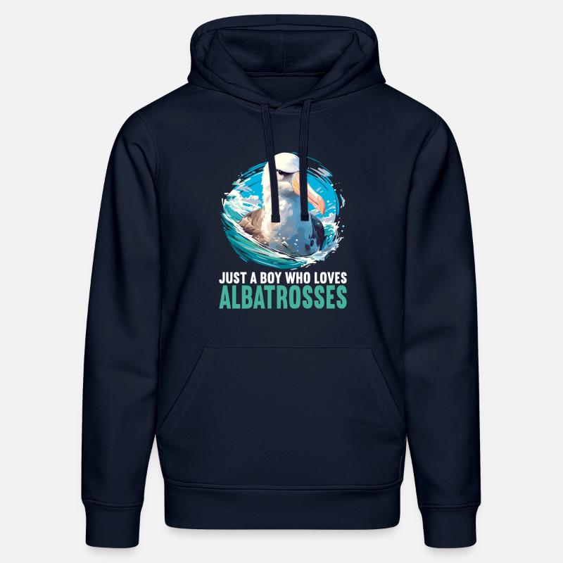 Albatross Albatrosse Albatros - Sweat à capuche bio DRUMMER Stanley/Stella Unisexe - bleu marine