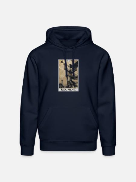 Tarotkarten Tarotkarte 20 Judgment Gericht - Stanley/Stella Unisex Bio-Hoodie DRUMMER - French Navy