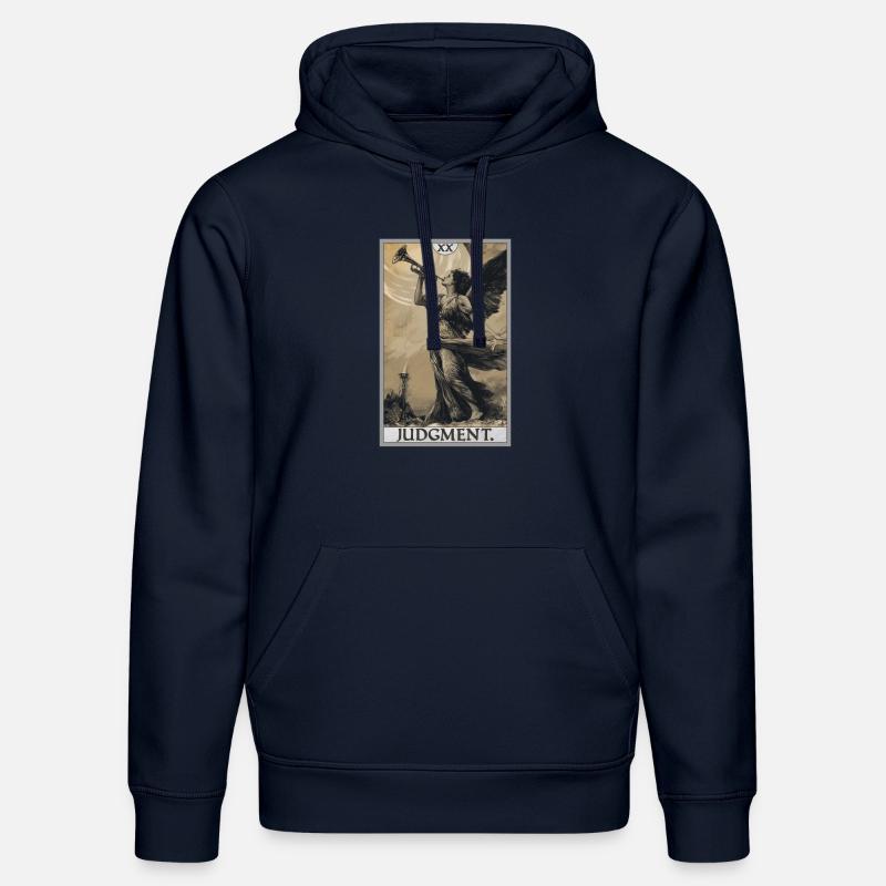 Tarotkarten Tarotkarte 20 Judgment Gericht - Stanley/Stella Unisex Bio-Hoodie DRUMMER  - French Navy