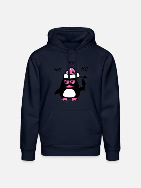 Beach Duck Christmas - Stanley/Stella DRUMMER Unisex Organic Hoodie - french navy