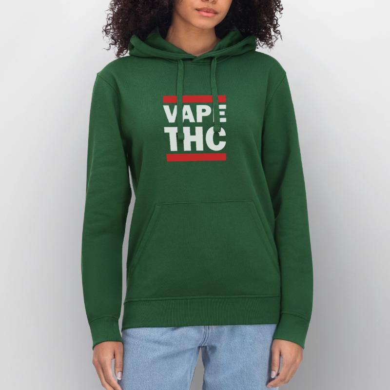 Vape THC Blanc Sweat à capuche bio DRUMMER Stanley/Stella Unisexe