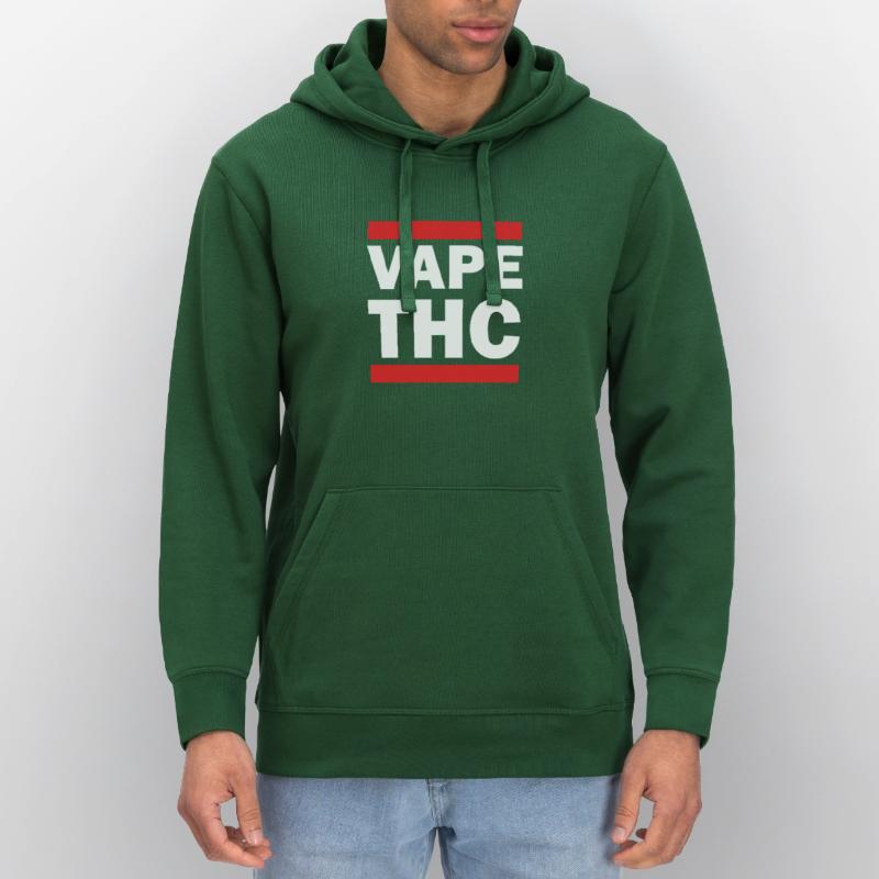 Vape THC White Stanley/Stella Unisex Bio-Hoodie DRUMMER 