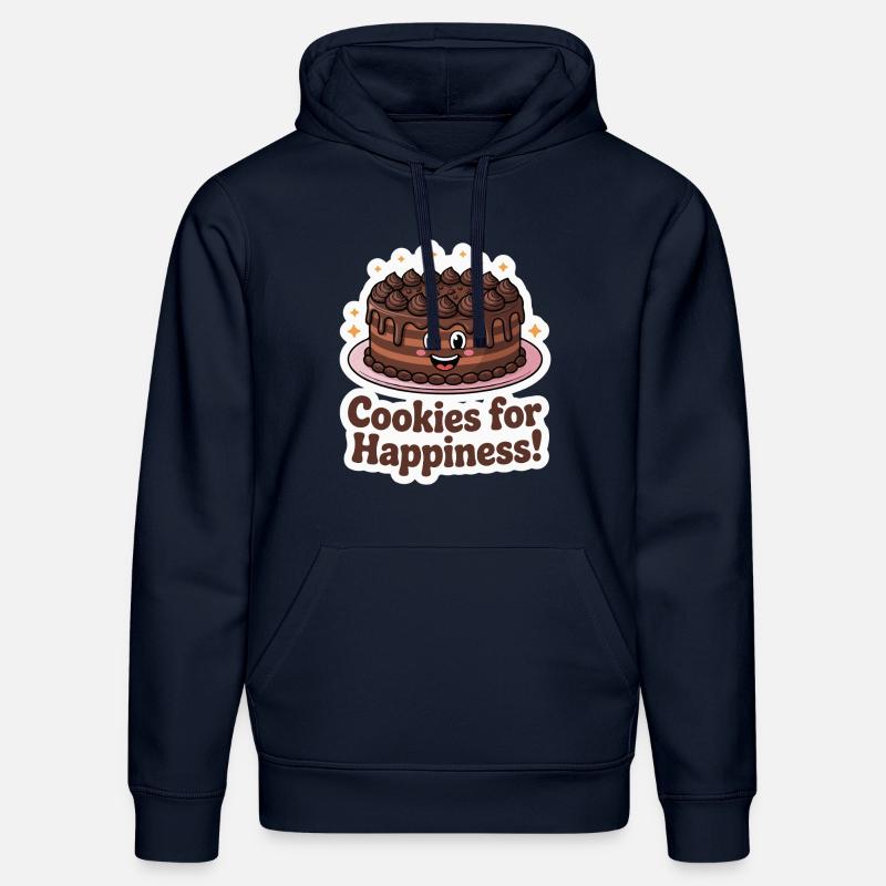COOKIES POUR LE BONHEUR - Sweat à capuche bio DRUMMER Stanley/Stella Unisexe - bleu marine