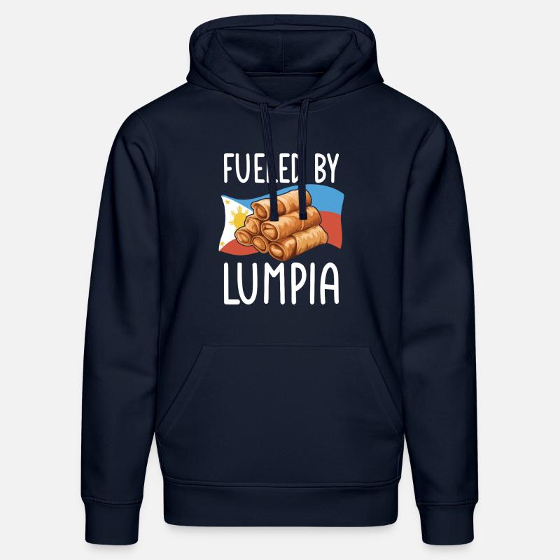 Rouleaux de printemps philippins Lumpia - Sweat à capuche bio DRUMMER Stanley/Stella Unisexe - bleu marine