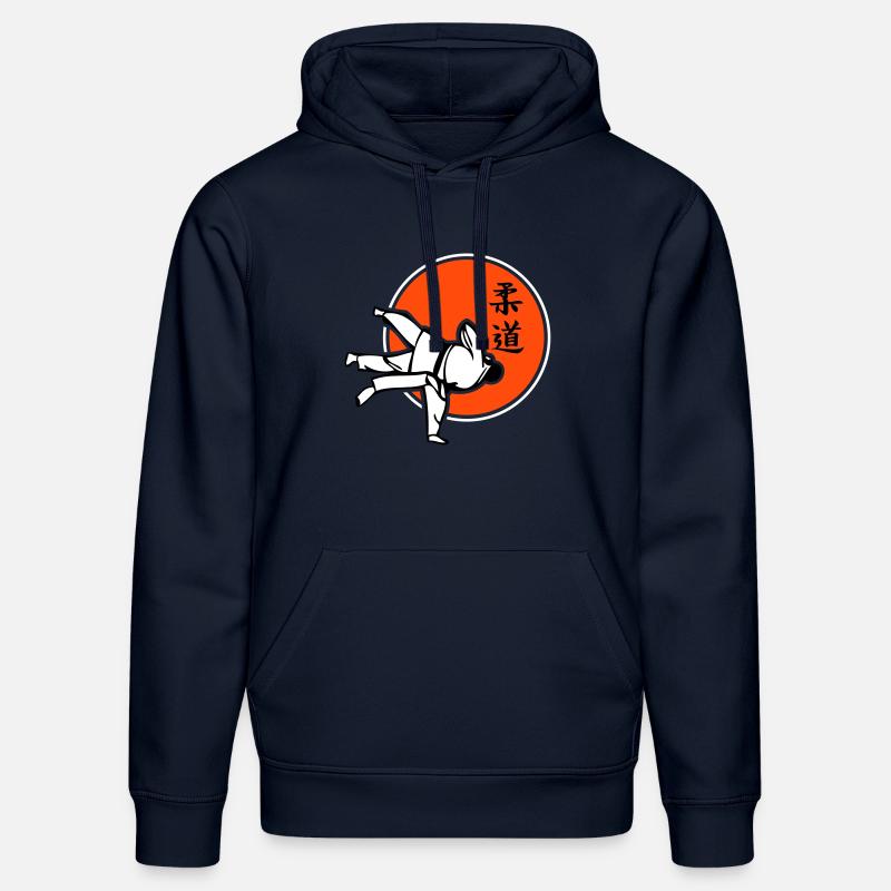 Judo dreifarbig - Stanley/Stella Unisex Bio-Hoodie DRUMMER  - French Navy