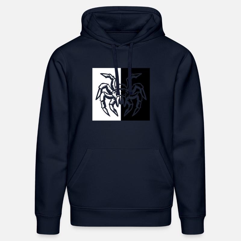 araignée araignée - Sweat à capuche bio DRUMMER Stanley/Stella Unisexe - bleu marine