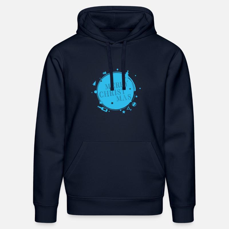 JOYEUX CERCLE DE NOËL - Sweat à capuche bio DRUMMER Stanley/Stella Unisexe - bleu marine