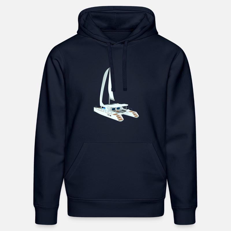 Lagoon 450 Back - Stanley/Stella Unisex Bio-Hoodie DRUMMER  - French Navy