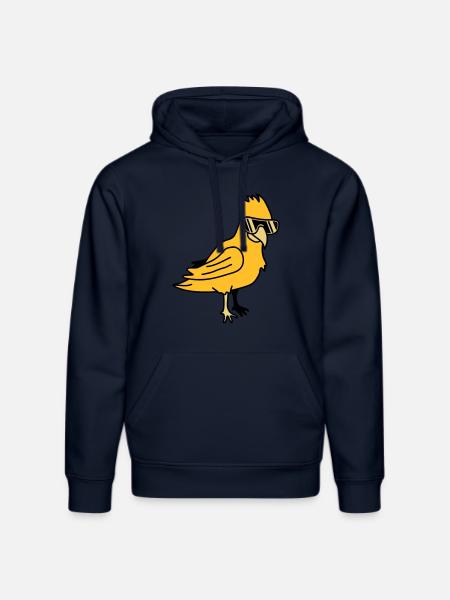 Cool Parrot Bird - Stanley/Stella DRUMMER Unisex Organic Hoodie - french navy