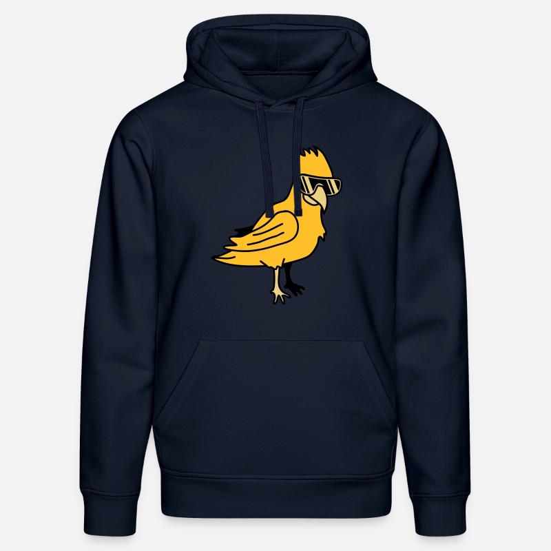Cool Parrot Bird - Stanley/Stella Unisex Bio-Hoodie DRUMMER  - French Navy