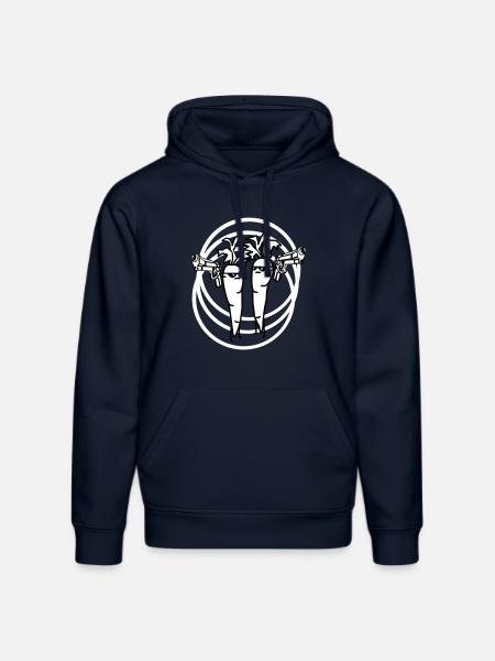 Pulp Carrots - Stanley/Stella Unisex Bio-Hoodie DRUMMER  - French Navy