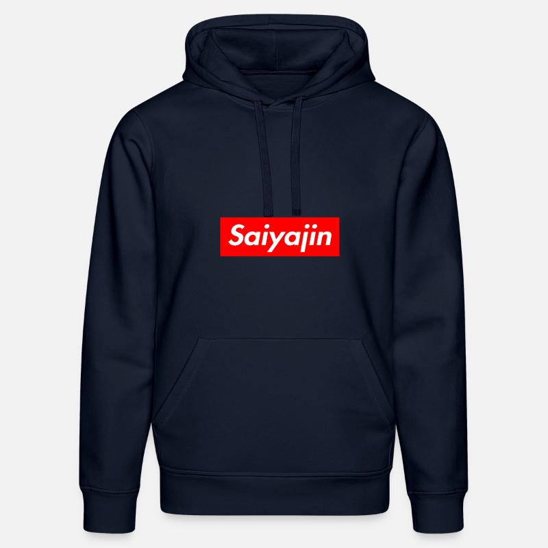 saiyajin - Sweat à capuche bio DRUMMER Stanley/Stella Unisexe - bleu marine