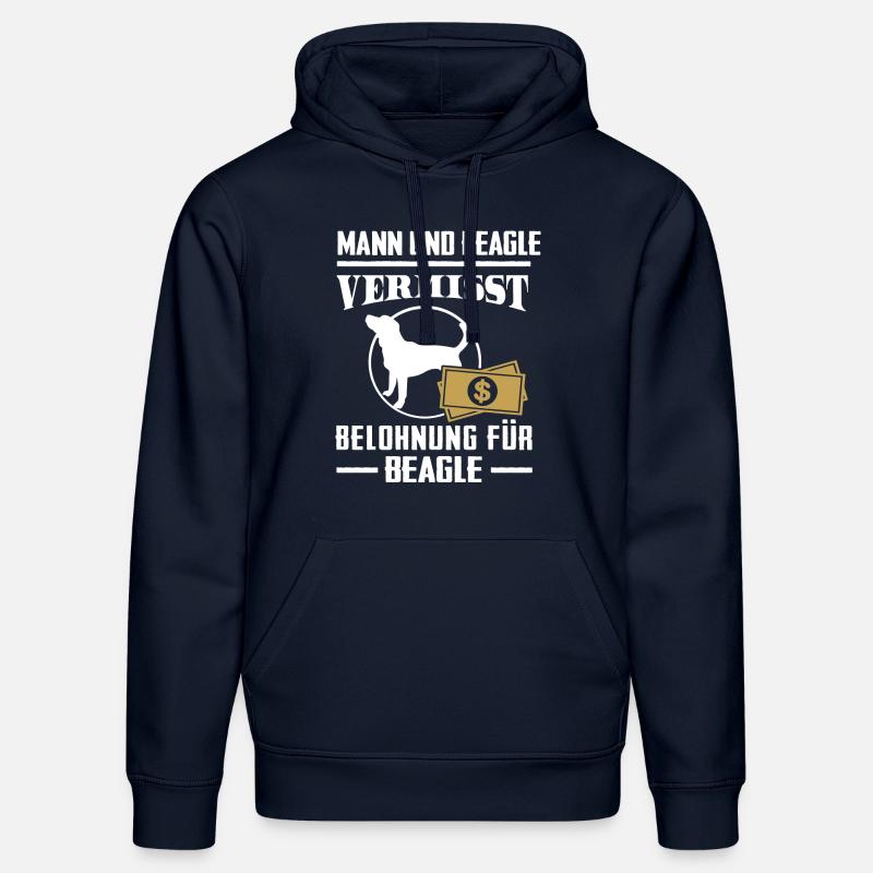 Vermisst Beagle - Stanley/Stella Unisex Bio-Hoodie DRUMMER  - French Navy