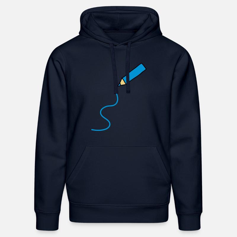 easy_drawing_3c - Stanley/Stella Unisex Bio-Hoodie DRUMMER  - French Navy