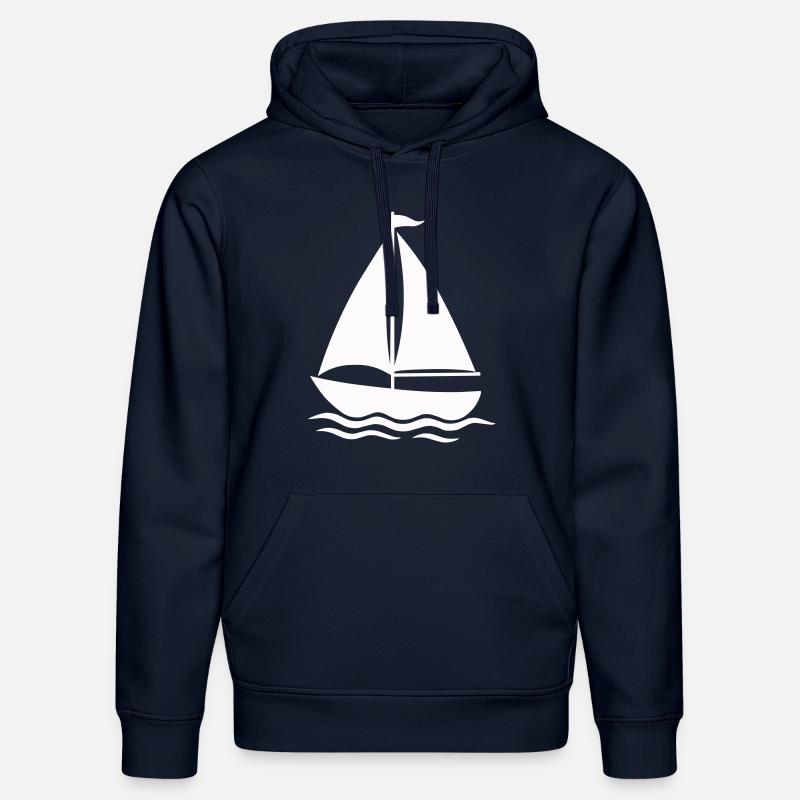 voilier - Sweat à capuche bio DRUMMER Stanley/Stella Unisexe - bleu marine