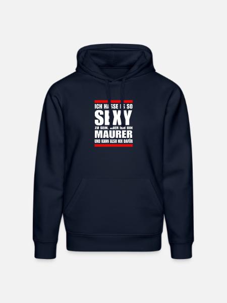 Sexy Maurer - Stanley/Stella Unisex Bio-Hoodie DRUMMER - French Navy