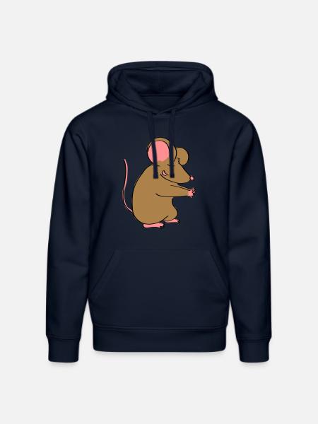 Mäusepaar Teil 2 - Stanley/Stella Unisex Bio-Hoodie DRUMMER - French Navy