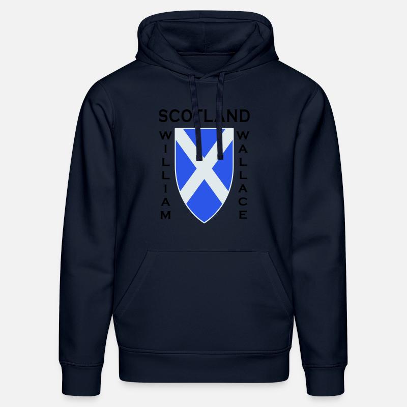 Ecosse William Wallace II - Sweat à capuche bio DRUMMER Stanley/Stella Unisexe - bleu marine
