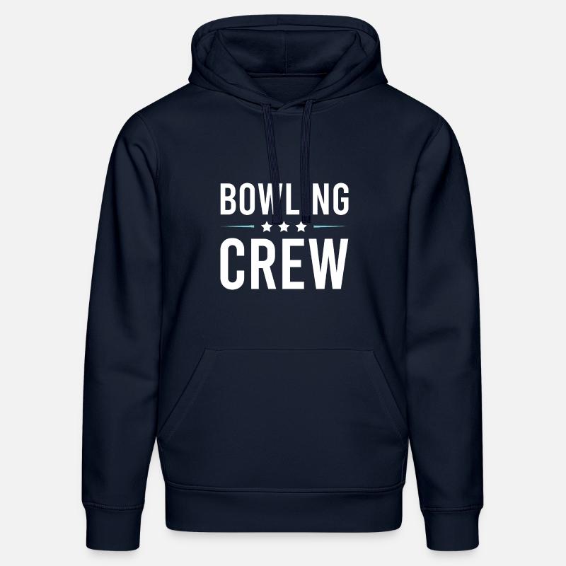 Équipe de bowling - Sweat à capuche bio DRUMMER Stanley/Stella Unisexe - bleu marine