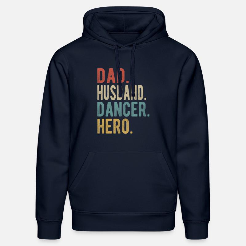 Tänzer Papa Ehemann Held - Stanley/Stella Unisex Bio-Hoodie DRUMMER  - French Navy