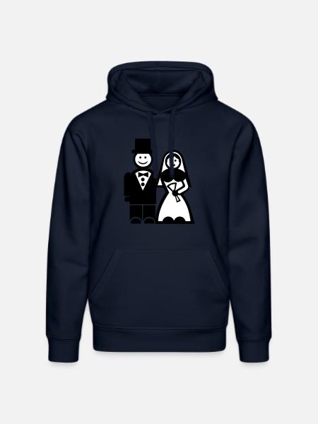Hochzeit - Stanley/Stella Unisex Bio-Hoodie DRUMMER - French Navy