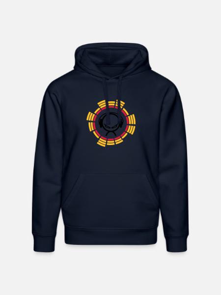 DJ - Stanley/Stella DRUMMER Unisex Organic Hoodie - french navy