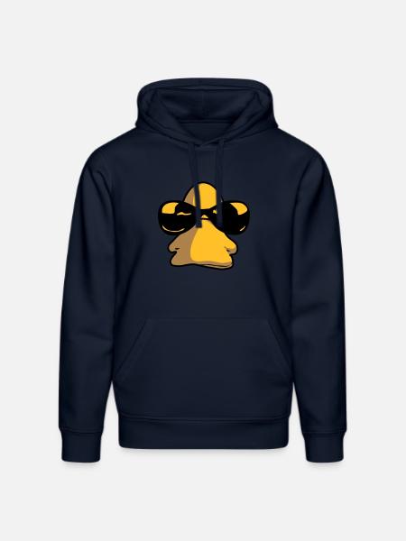 sunglasses_duck - Sweat à capuche bio DRUMMER Stanley/Stella Unisexe - bleu marine