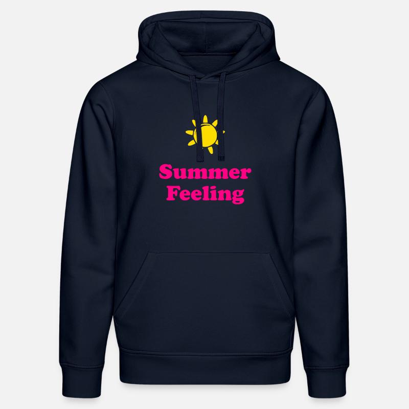 Sensation d’été - Sweat à capuche bio DRUMMER Stanley/Stella Unisexe - bleu marine