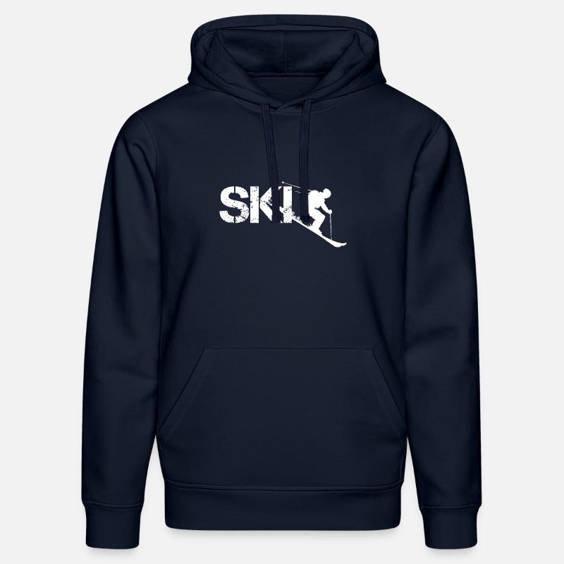 Conception de skis - Sweat à capuche bio DRUMMER Stanley/Stella Unisexe - bleu marine