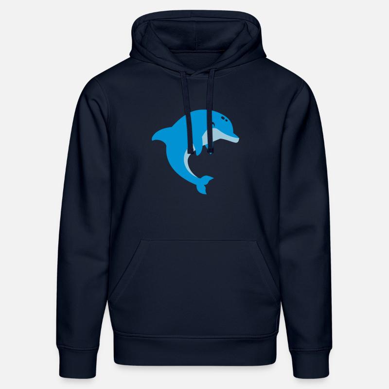 Dauphin - Sweat à capuche bio DRUMMER Stanley/Stella Unisexe - bleu marine