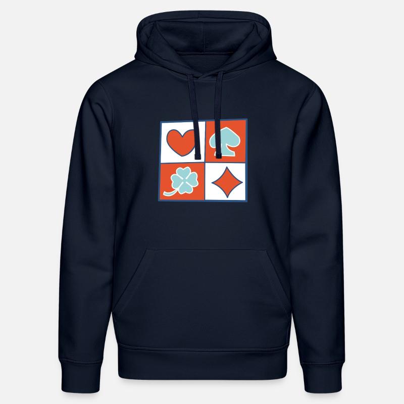 Checkerboard 2 von helfspawn - Stanley/Stella Unisex Bio-Hoodie DRUMMER  - French Navy