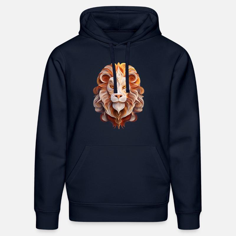 Sternzeichen Löwe - Stanley/Stella Unisex Bio-Hoodie DRUMMER  - French Navy